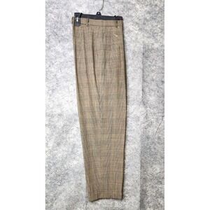 NWOT Brooks Brothers  Dress Plaid Pants Pleated Cuffed Women See Description